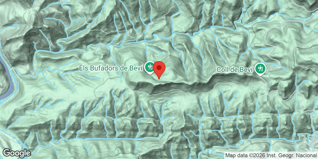 Mapa de situación de BEVÍ, BUFADOR Nº13 DE