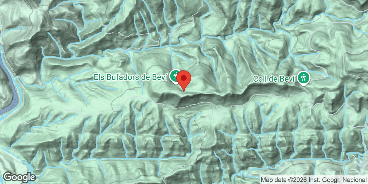 Mapa de situación de BESORA, AVENC DE