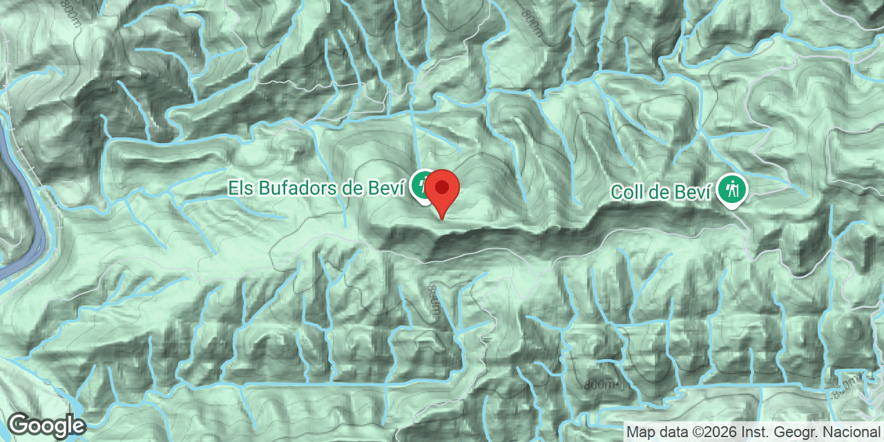 Mapa de situació de BLANC, AVENC