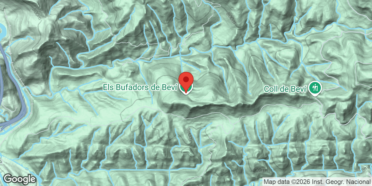 Mapa de situación de VENT, AVENC DEL