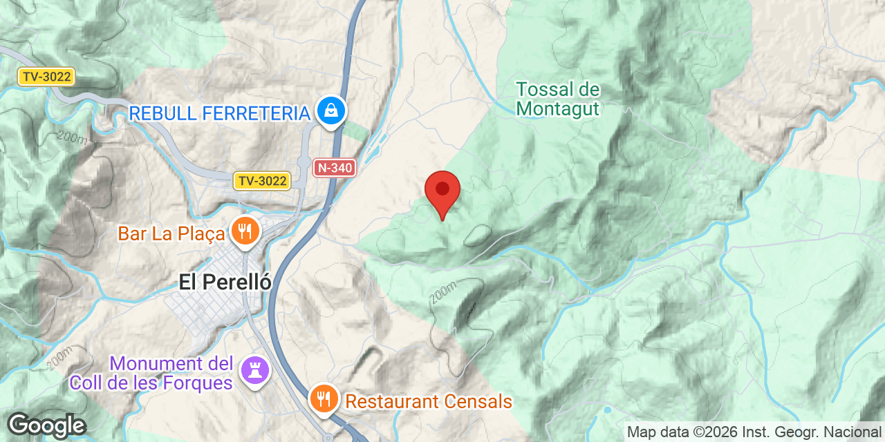 Mapa de situació de XIPRER, AVENC DEL