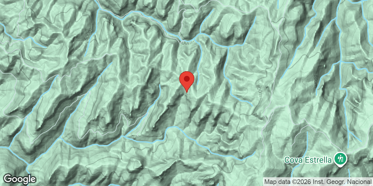 Mapa de situació de DUC, COVA DEL
