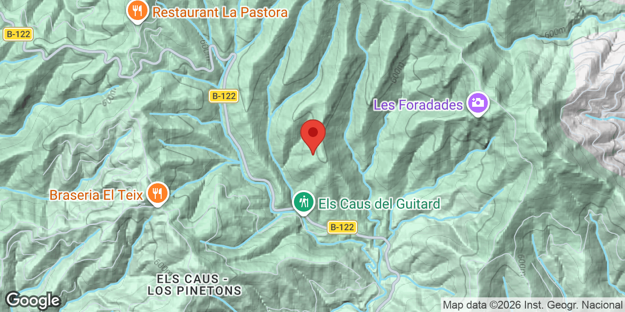 Mapa de situació de SERRA DE LA DAINA, AVENC DE LA