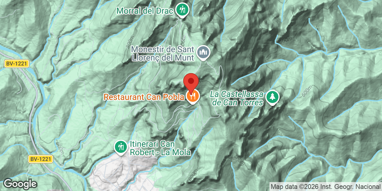 Mapa de situación de TOIXONS, COVA DELS