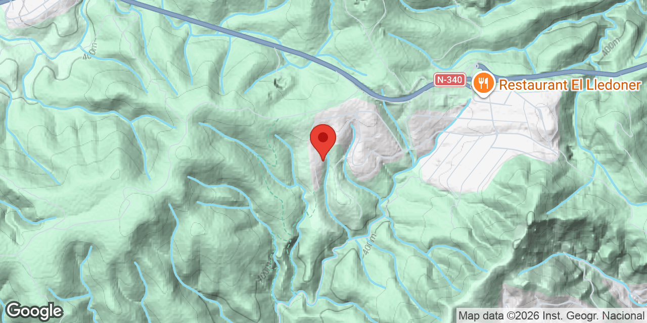 Mapa de situació de FANG, AVENC DEL