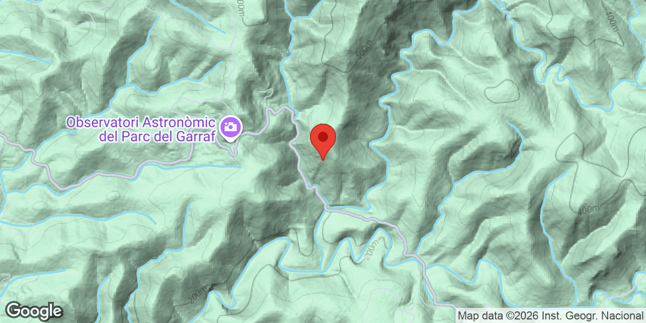 Mapa de situación de SITGETANS, AVENC DELS