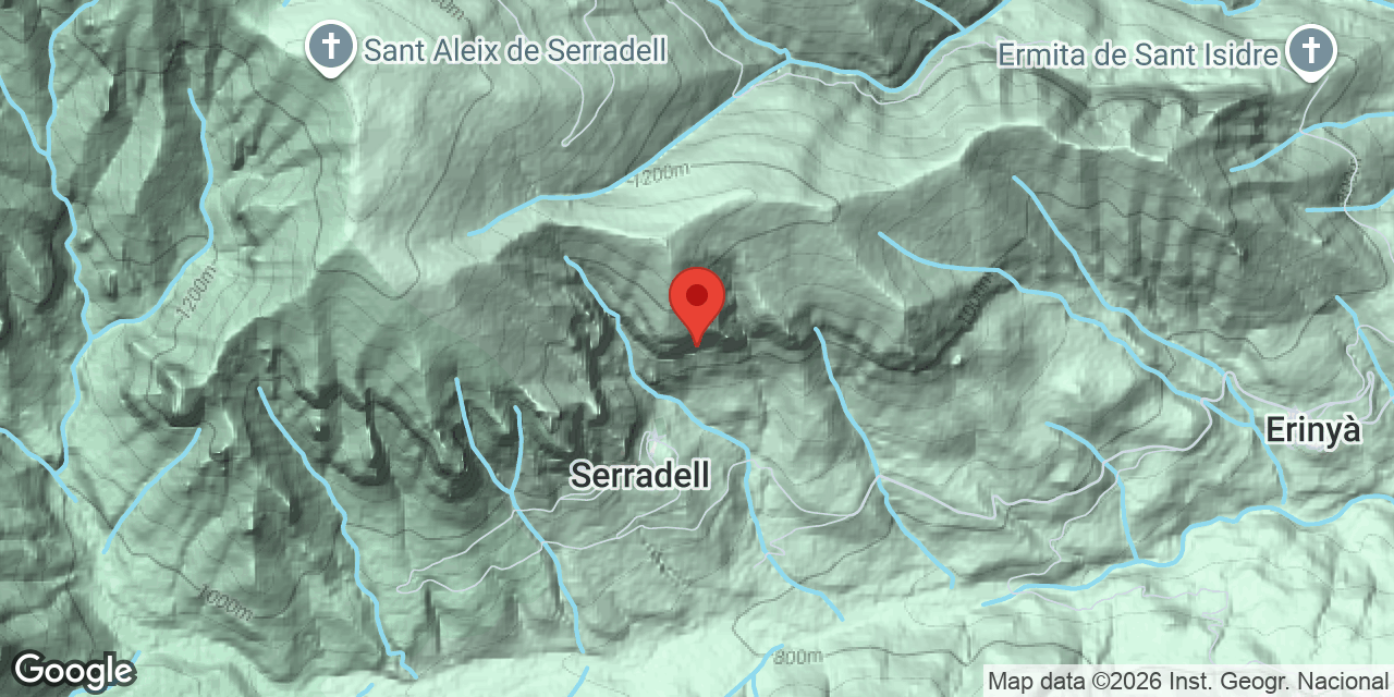 Mapa de situación de ESPLUGALLONGA, L'