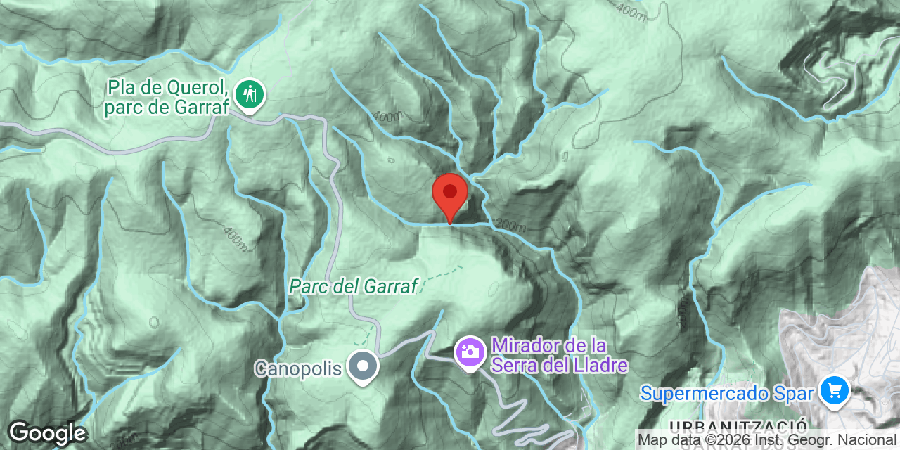 Mapa de situació de MARTELLET, AVENC DEL