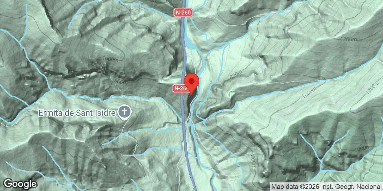 Mapa de situació de LLENES, COVA DE LES