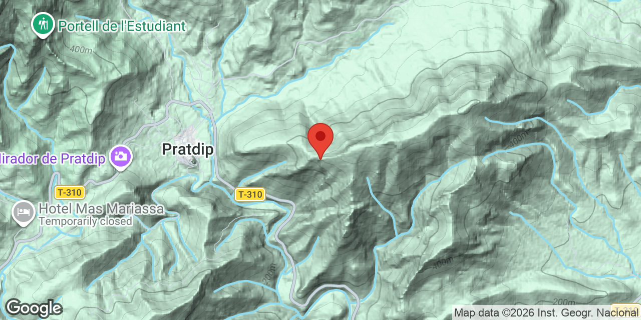 Mapa de situación de GRAUET, COVA DEL