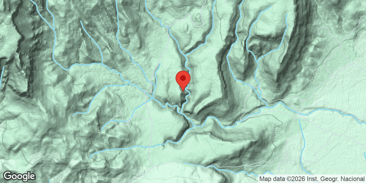 Mapa de situació de AMETLLERS, AVENC DELS