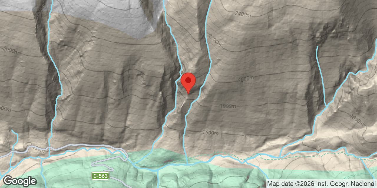 Carte de situation de CERNERES, COVA GRAN DE