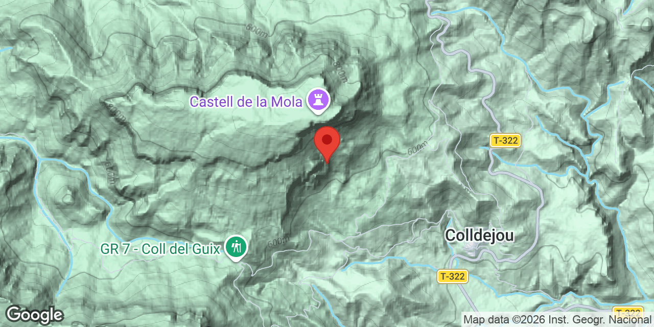 Mapa de situació de NIU DE LA MILOCA, AVENC DEL