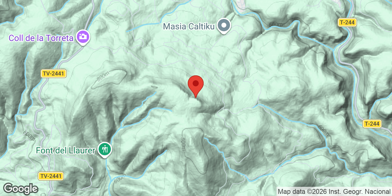 Mapa de situació de GARROFET, COVA PETITA DEL
