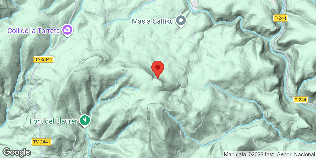 Mapa de situació de GARROFET, COVA DEL