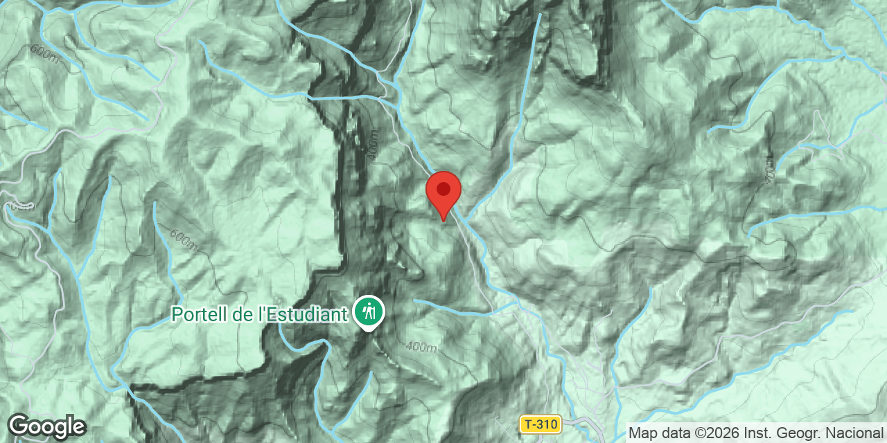 Mapa de situació de CLOT DEL TEIX, FORAT Nº1 DEL