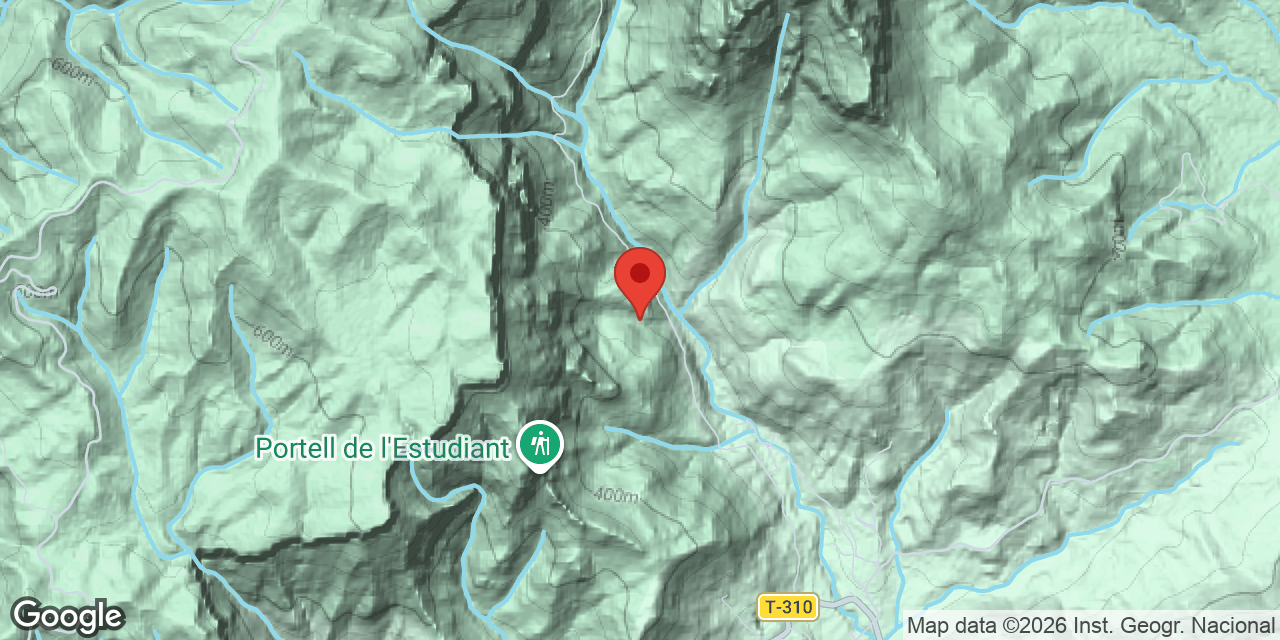 Mapa de situació de CLOT DEL TEIX, FORAT Nº2 DEL