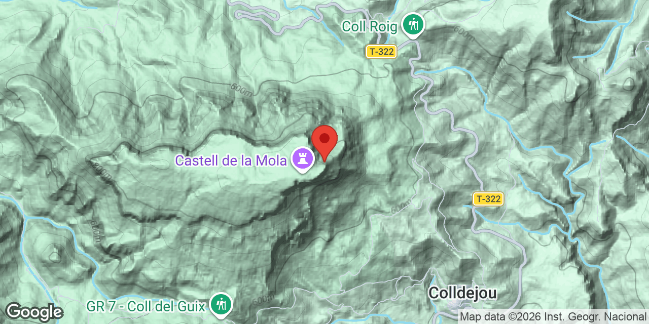 Mapa de situació de MOLA, COVA DE LA