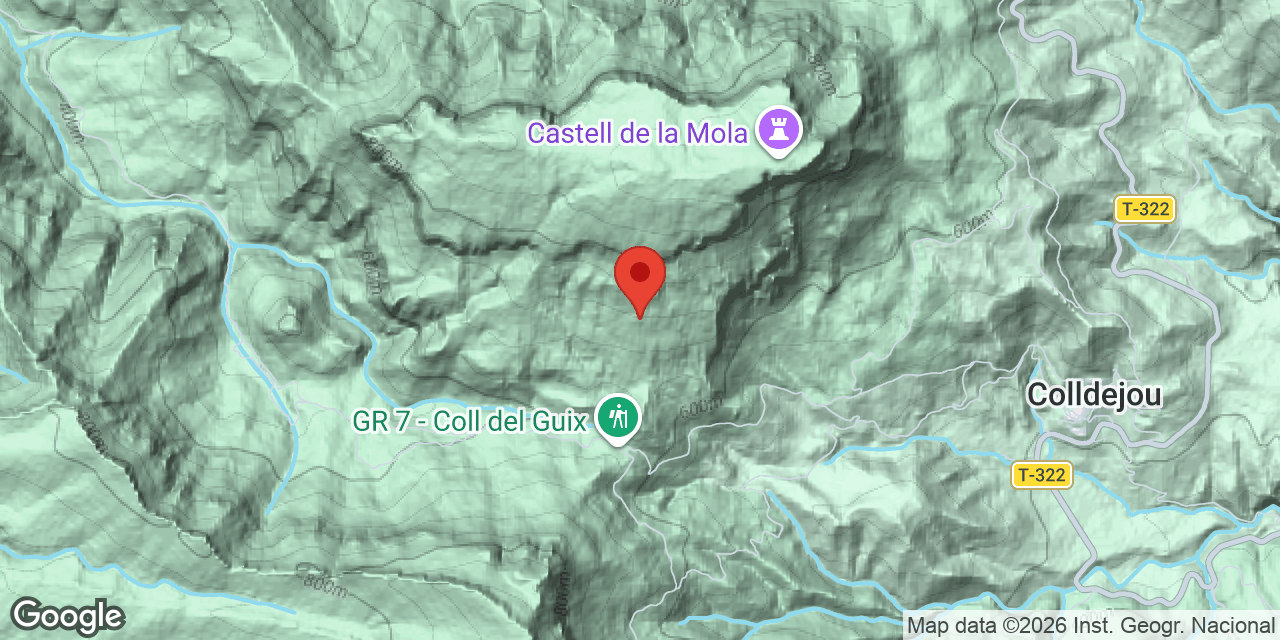 Mapa de situació de CONSTANTS, AVENC DELS