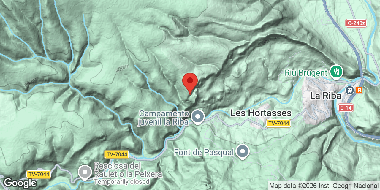 Mapa de situació de FUNIOL, AVENC DEL