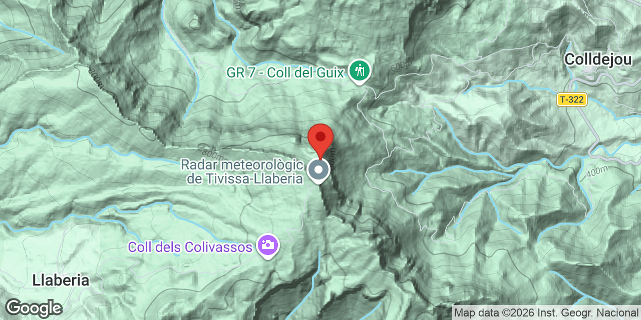 Mapa de situació de ÀLIGA, AVENC DE L'