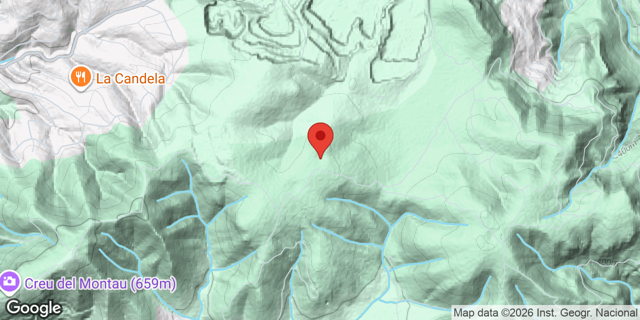 Mapa de situación de NOU DE LES ALZINES, AVENC