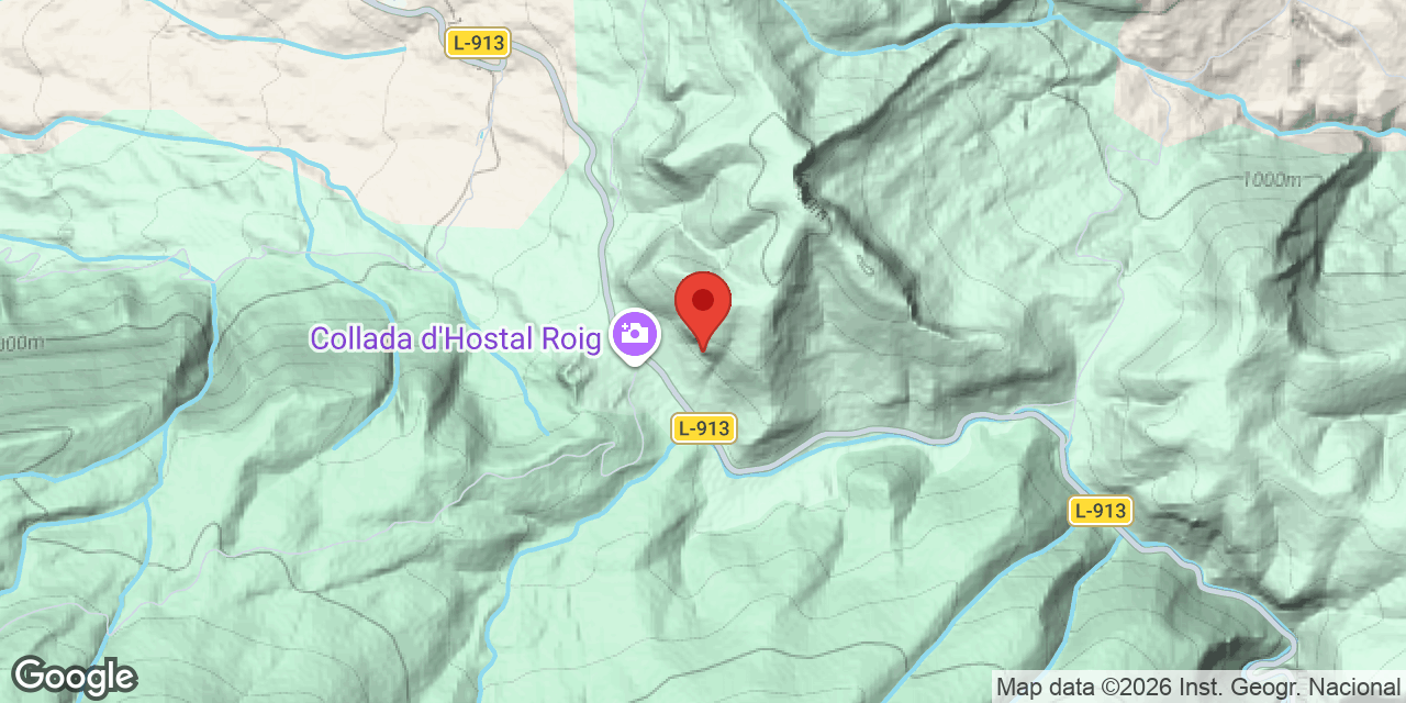 Mapa de situació de HOSTAL ROIG, COVA DE L'