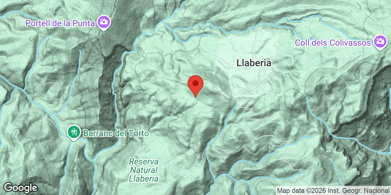 Mapa de situación de JANET, COVA DEL