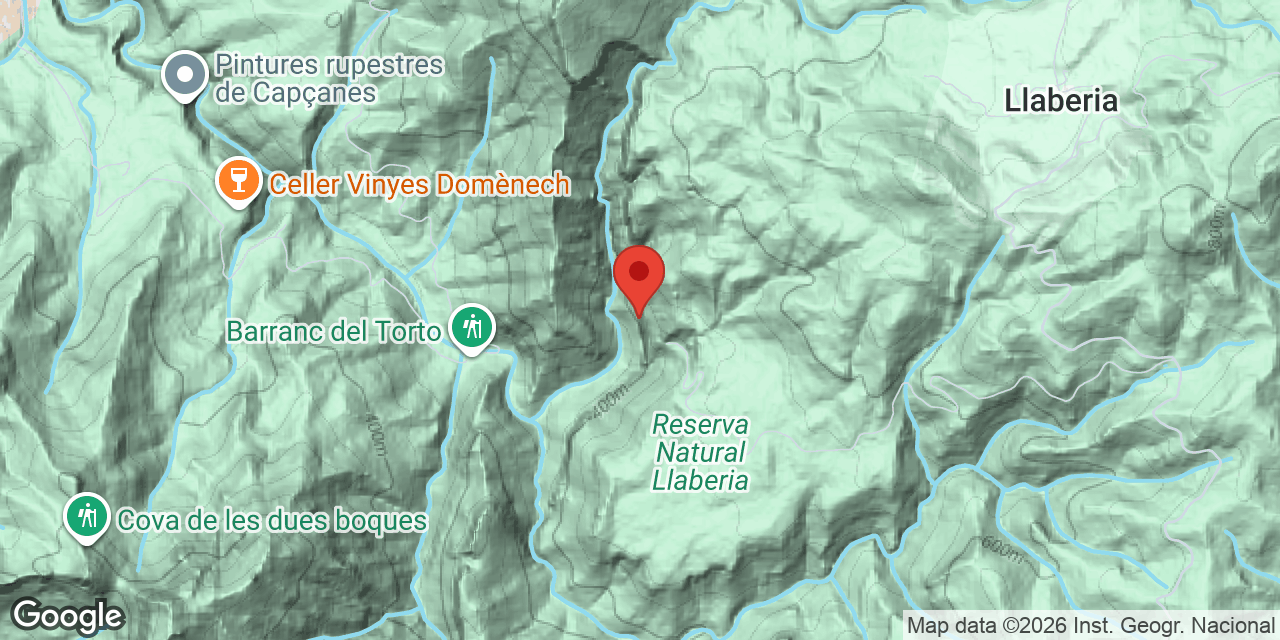 Mapa de situació de TORTÓ, COVA DEL
