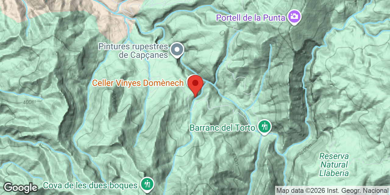 Mapa de situación de COLLET, COVA DEL