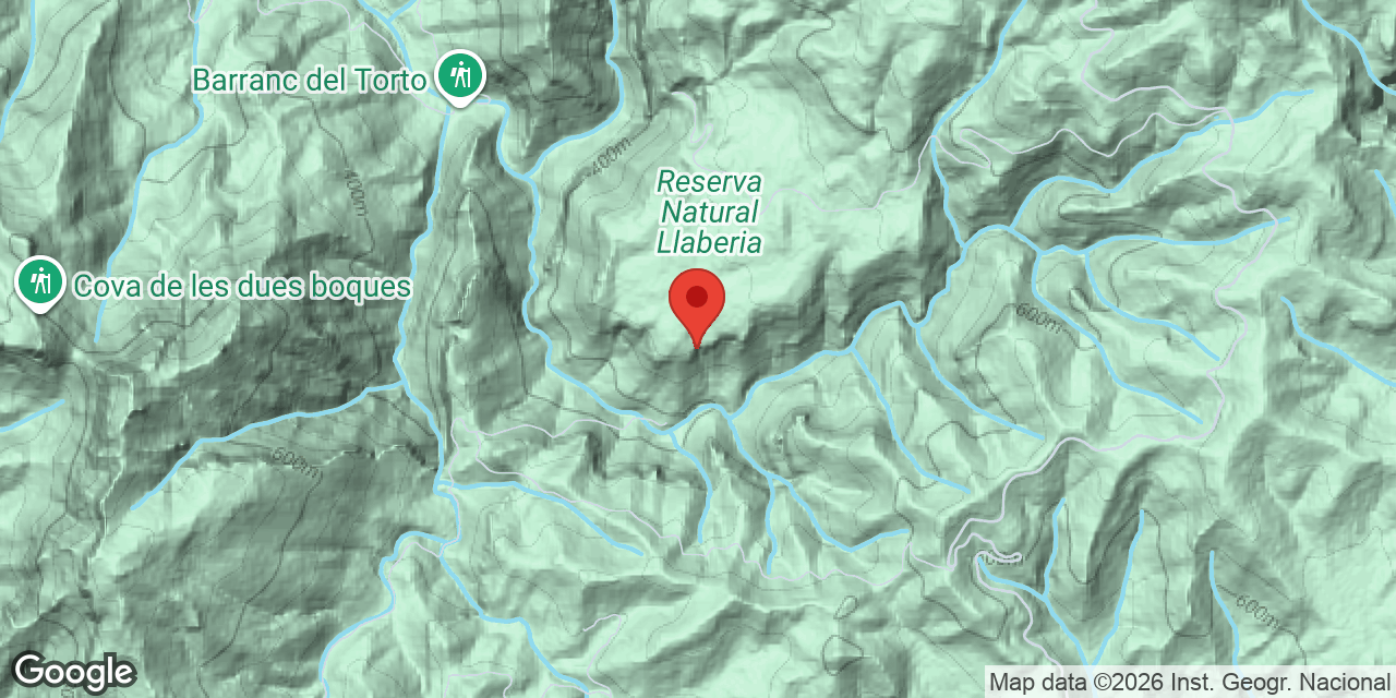 Mapa de situació de RAMER, COVA DEL