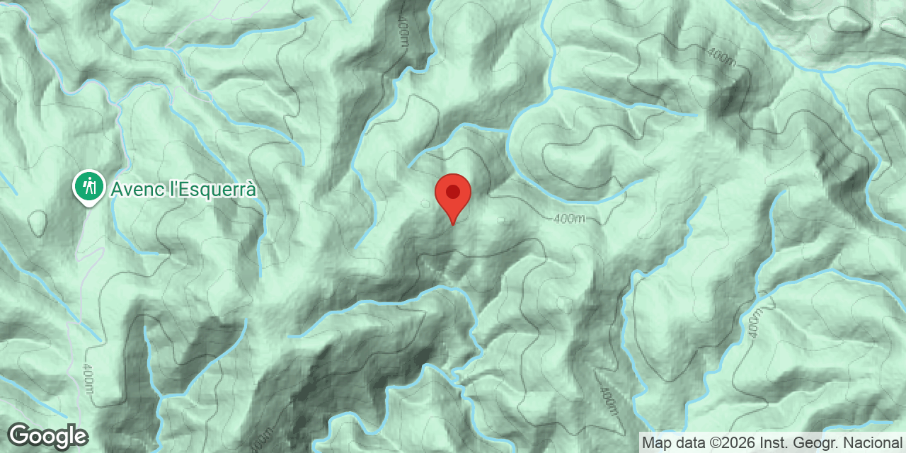 Mapa de situació de ARANYES NEGRES, AVENC DE LES