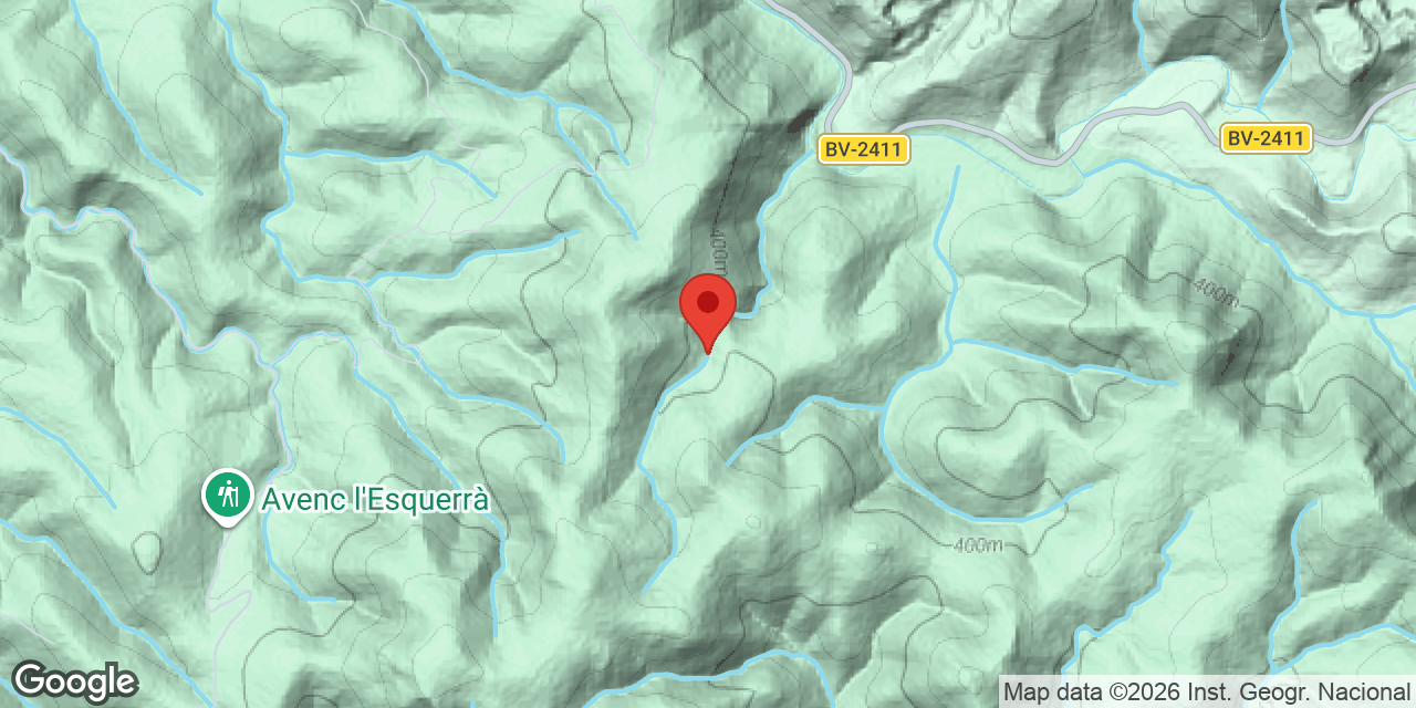 Mapa de situació de CARMETA, AVENC DE LA