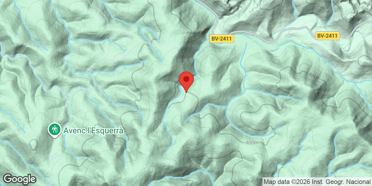 Mapa de situación de PEDRES, FORAT DE LES