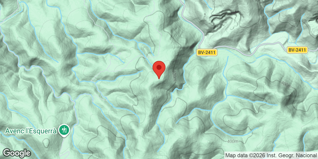 Location map of PUIG ESCAMPADOR, AVENC DEL