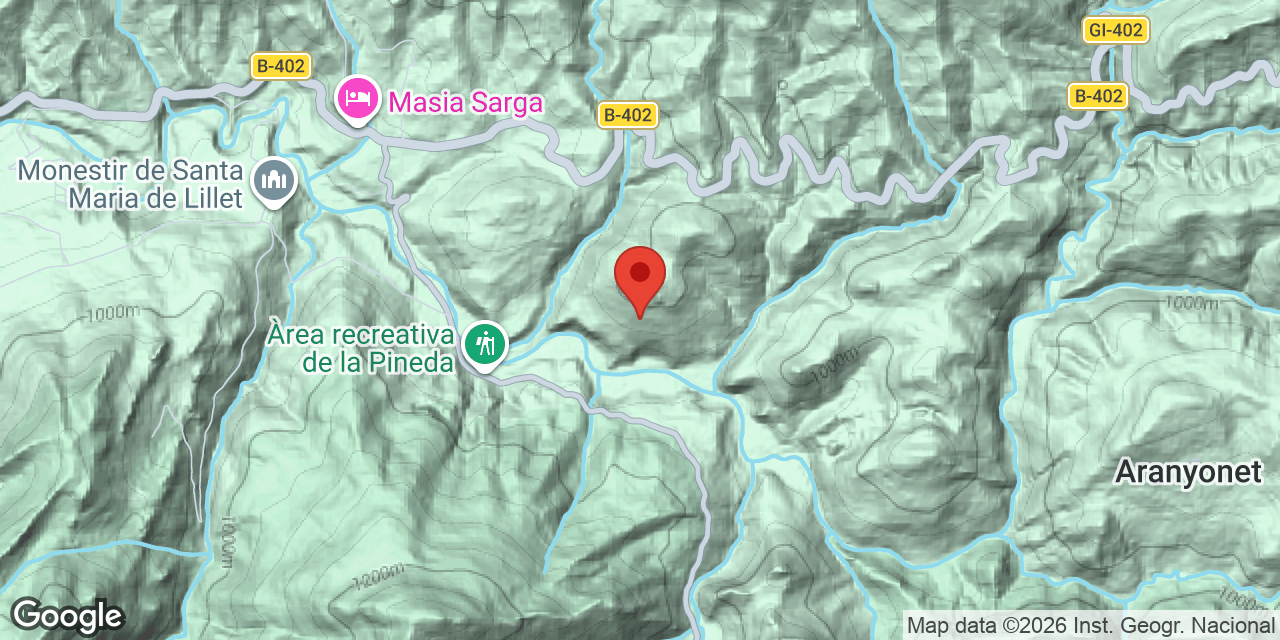 Carte de situation de PUIG, FORAT DEL