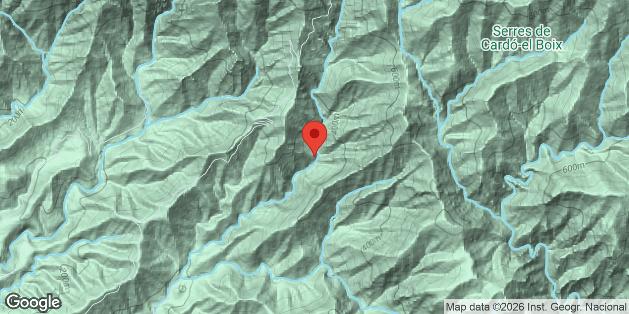 Mapa de situación de PALANQUES, AVENC DE