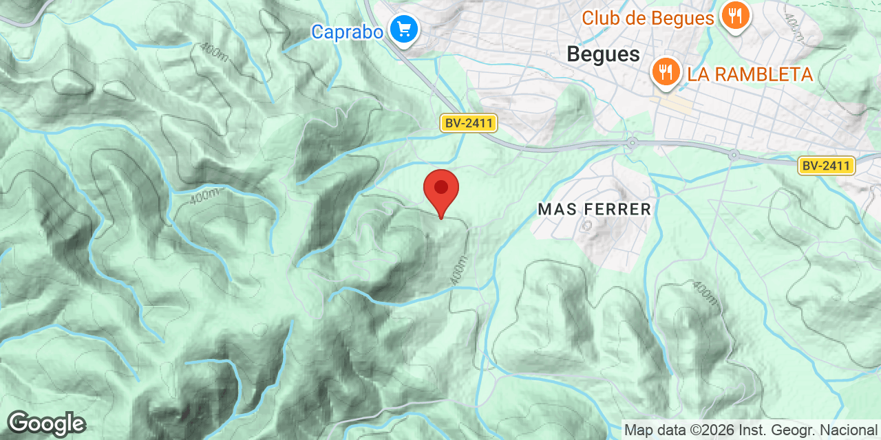 Mapa de situació de MAS ROIG,  COVA DEL