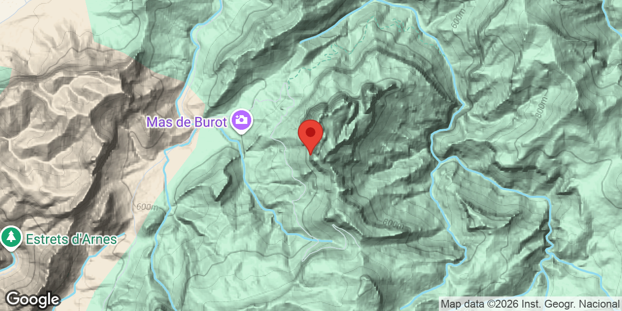 Mapa de situación de CABRES, COVA DE LES