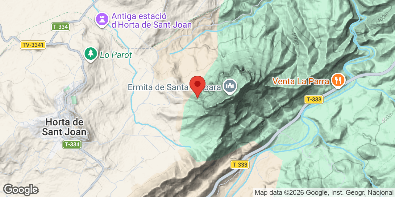 Mapa de situació de ERMITA, COVA Nº2 DE L'
