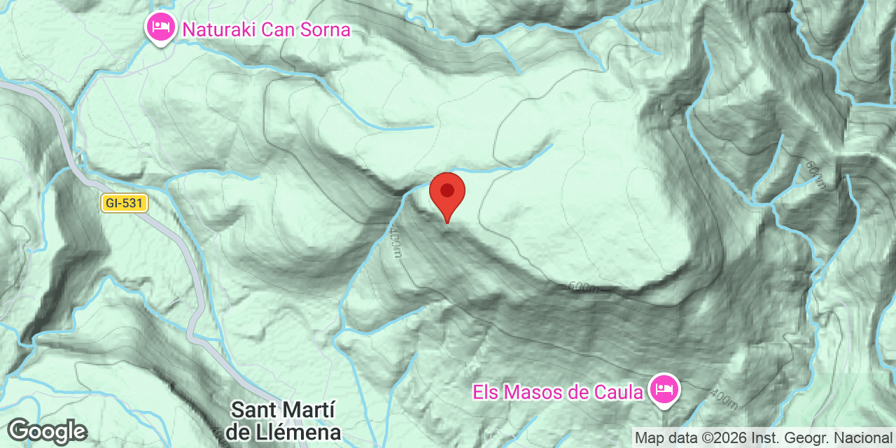 Location map of PAS DELS LLOPS, AVENCS Nº1 I 2 DEL
