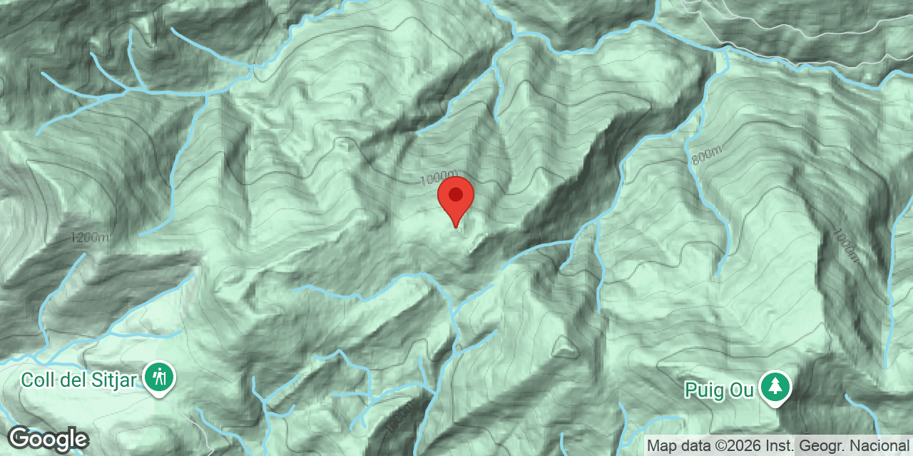 Carte de situation de SUNYERS, FORAT DELS