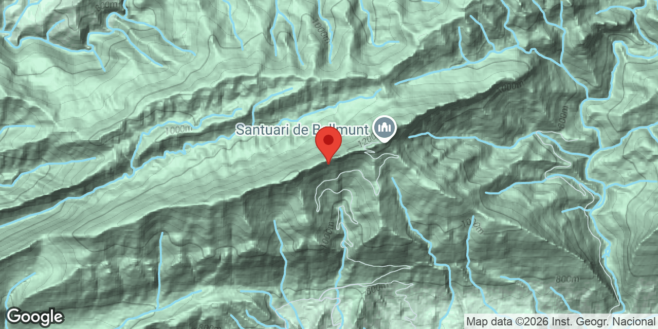 Mapa de situación de BELLMUNT, FORAT DE
