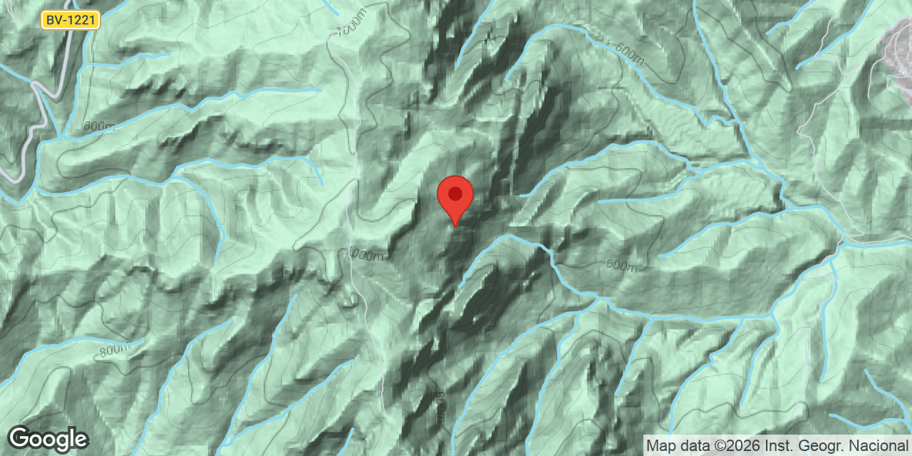 Mapa de situación de QUIM SOLBAS, AVENC