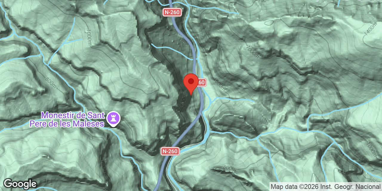 Mapa de situació de MIRADOR DE L'INFERN, COVA DEL