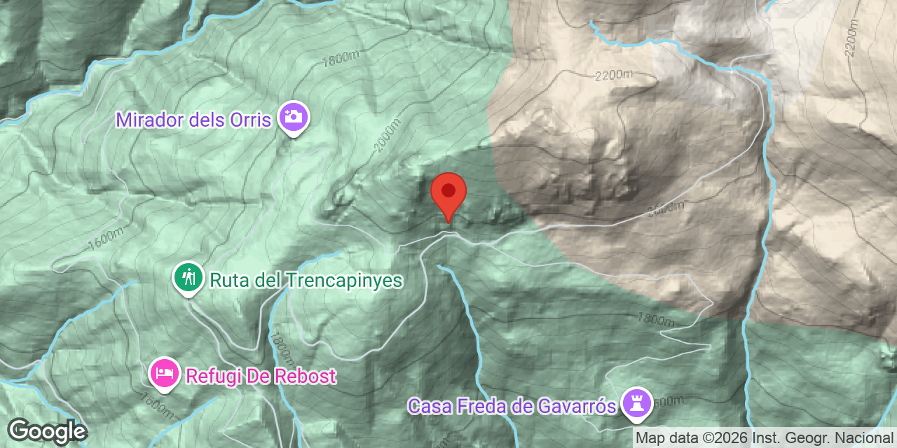 Location map of EUGASSERS, FORAT DELS