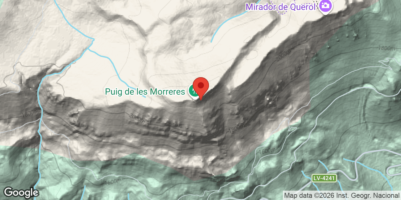 Mapa de situació de PUIG DE LES MORRERES, COVA DEL