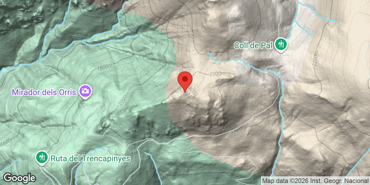 Location map of ROCS DE CANELLS, GRALLER DELS