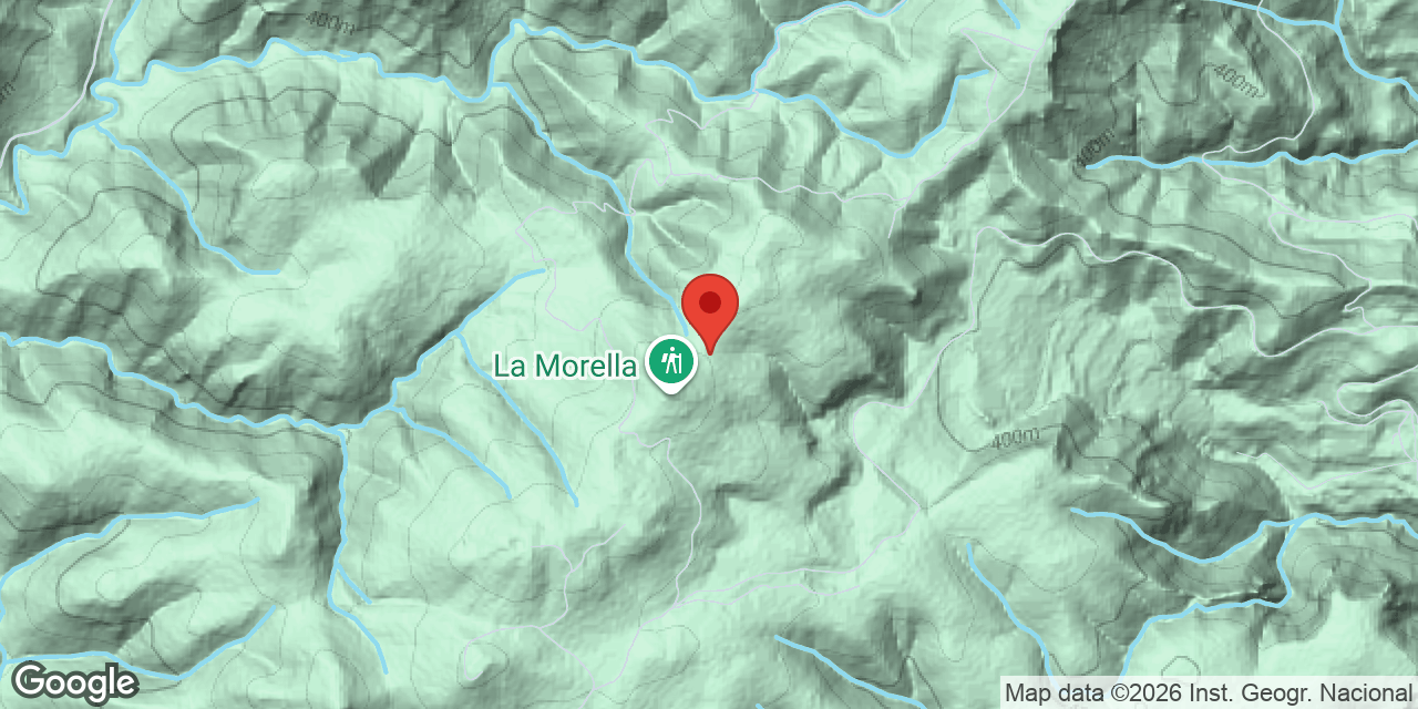 Mapa de situación de MORELLA, AVENC DE LA