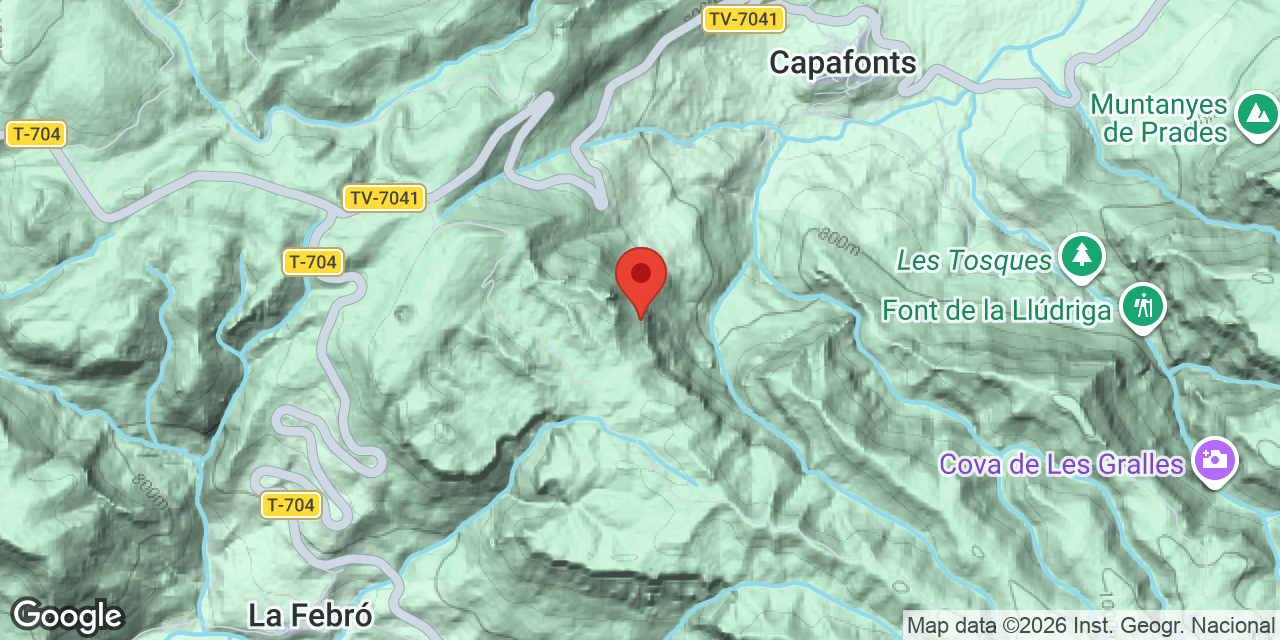 Mapa de situación de PUIG RONDA, AVENC